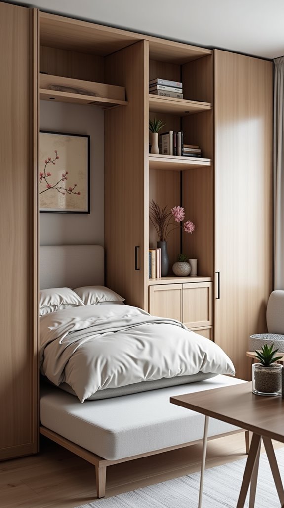 maximizing space with foldable furniture