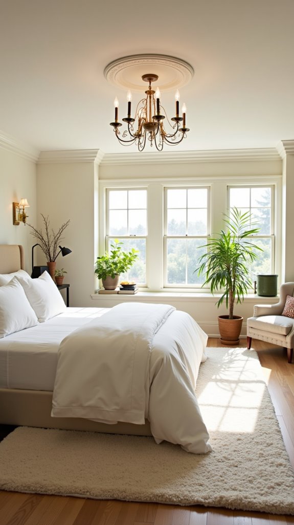 mirrors enhance basement bedrooms