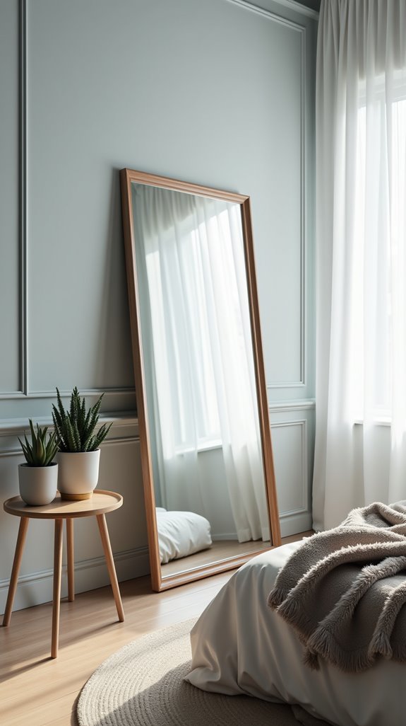 mirrors enhance space illusion