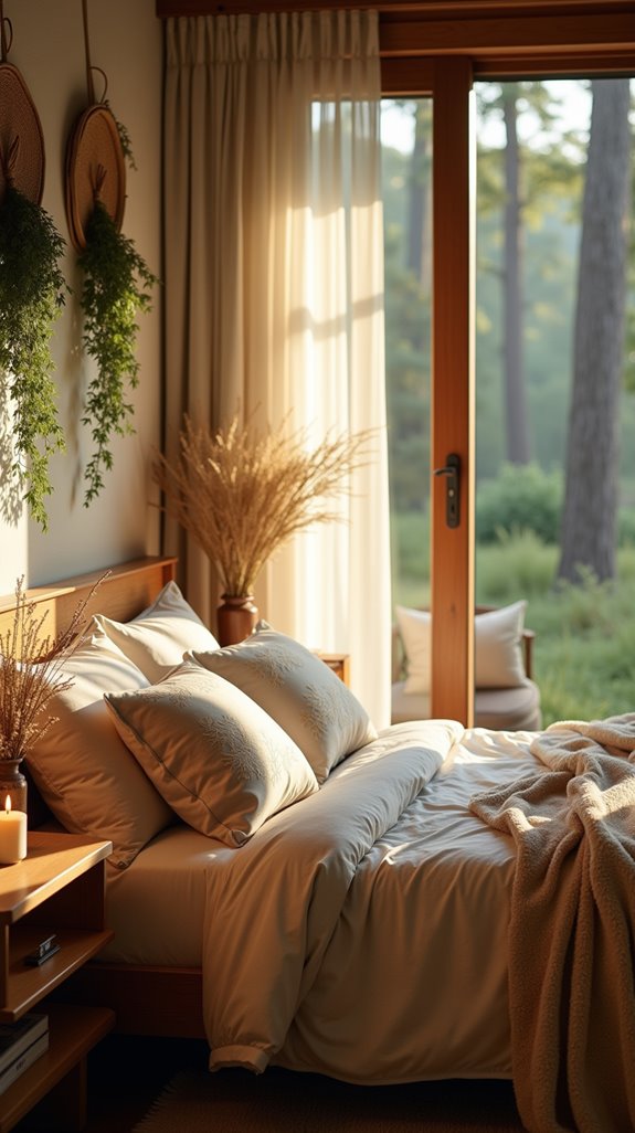 nature inspired bedroom decor