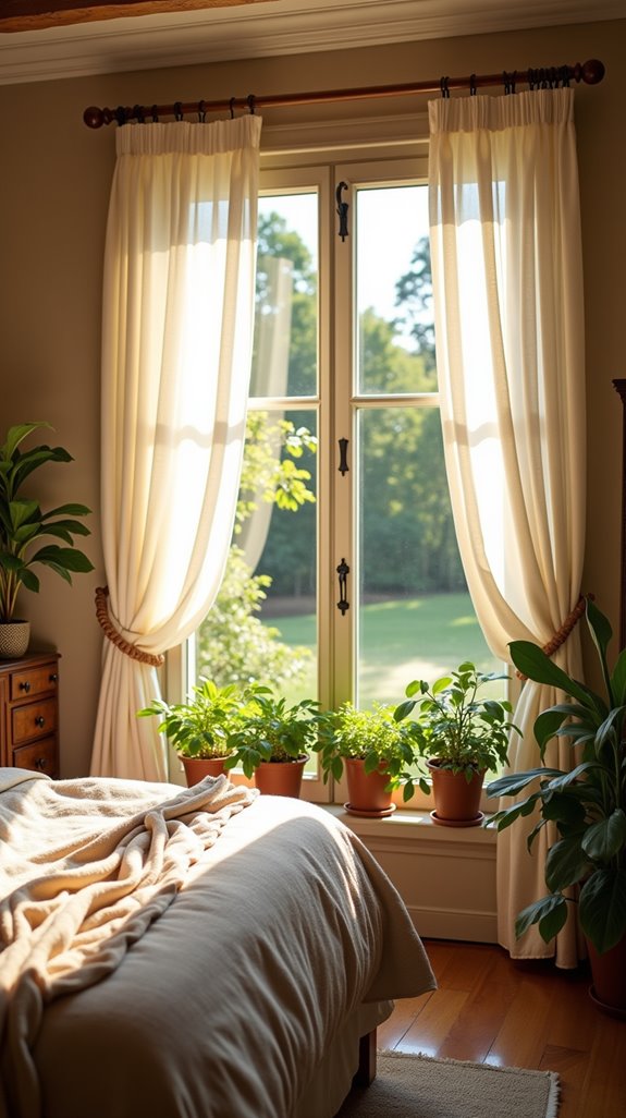 nature inspired bedroom design