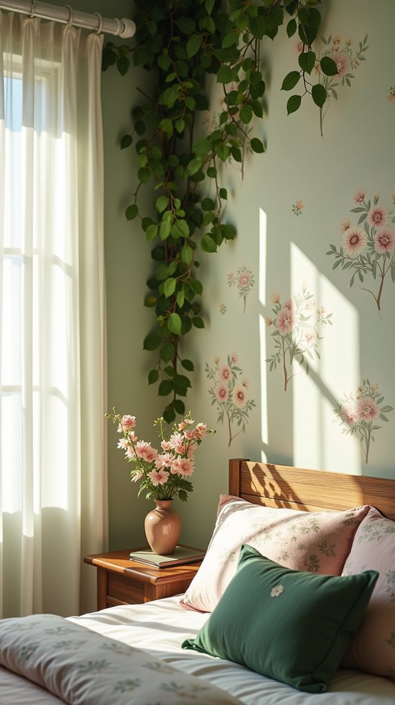 nature inspired bedroom transformation