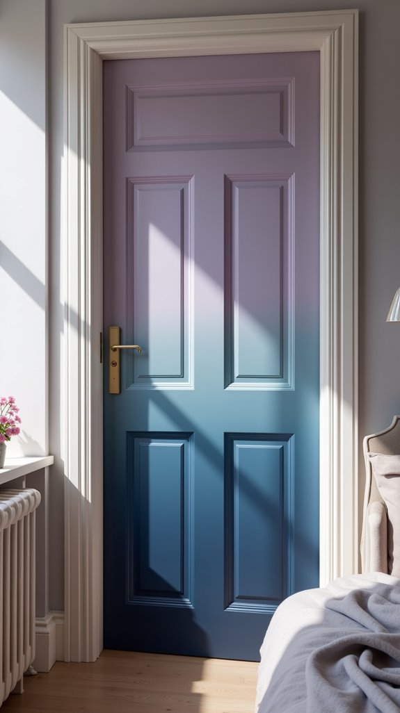 ombre door design technique