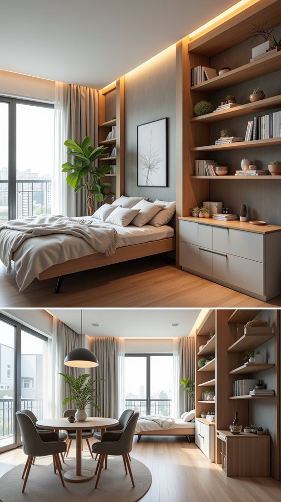 open concept apartment design