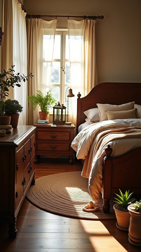 rustic brown furniture warmth