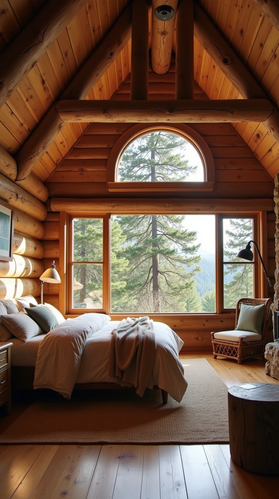 rustic cozy cabin retreat