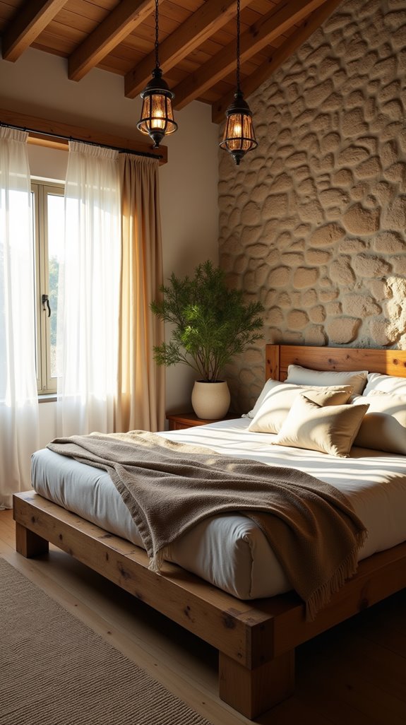 rustic stone accent ideas