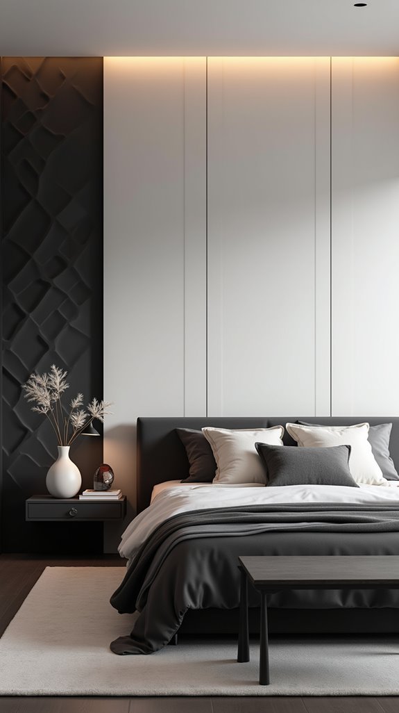 transformative grey accent wall