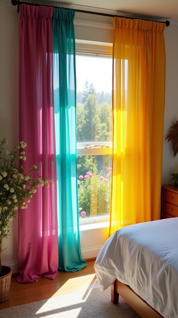 vibrant curtains energize spaces