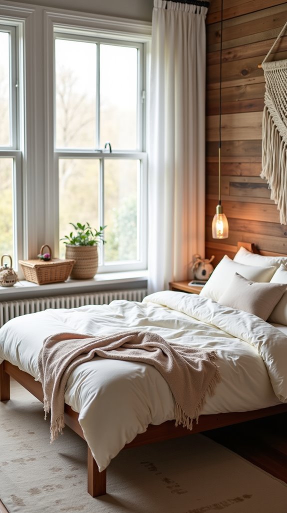 warm rustic wood accents