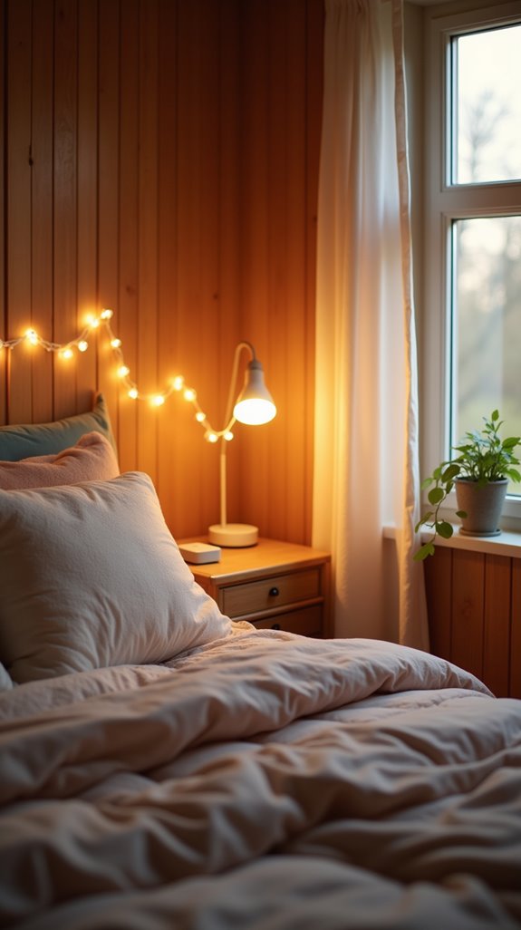 welcoming ambiance through lighting