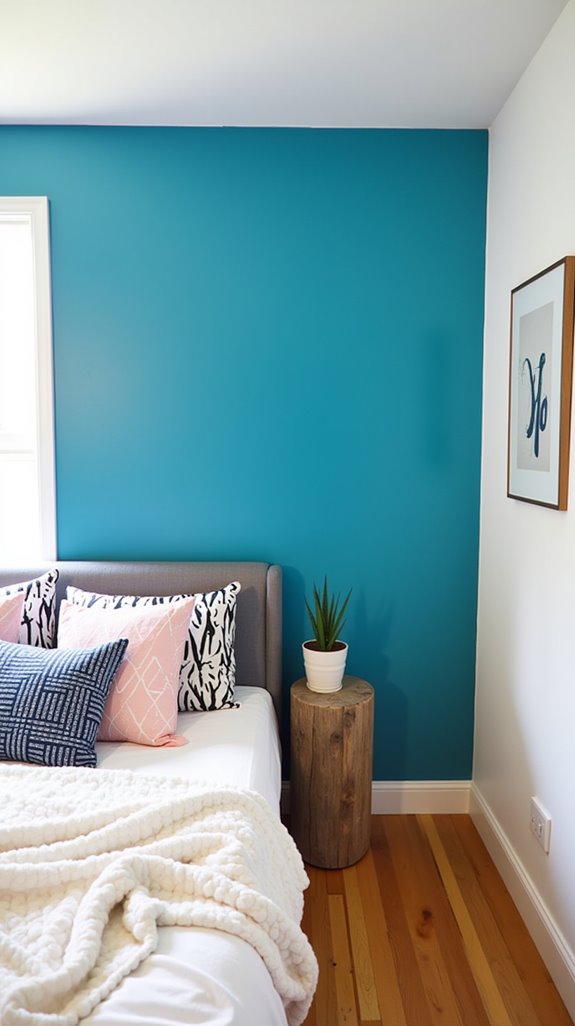 accent wall color transformation