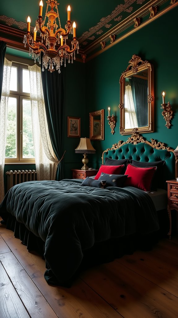 antique gold feminine accents