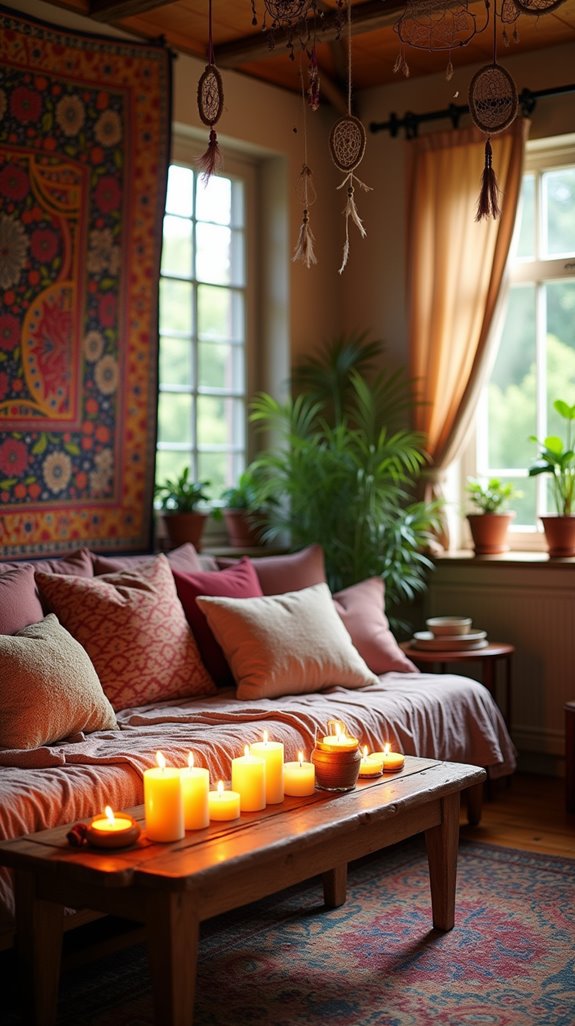 aromatic candles create tranquility