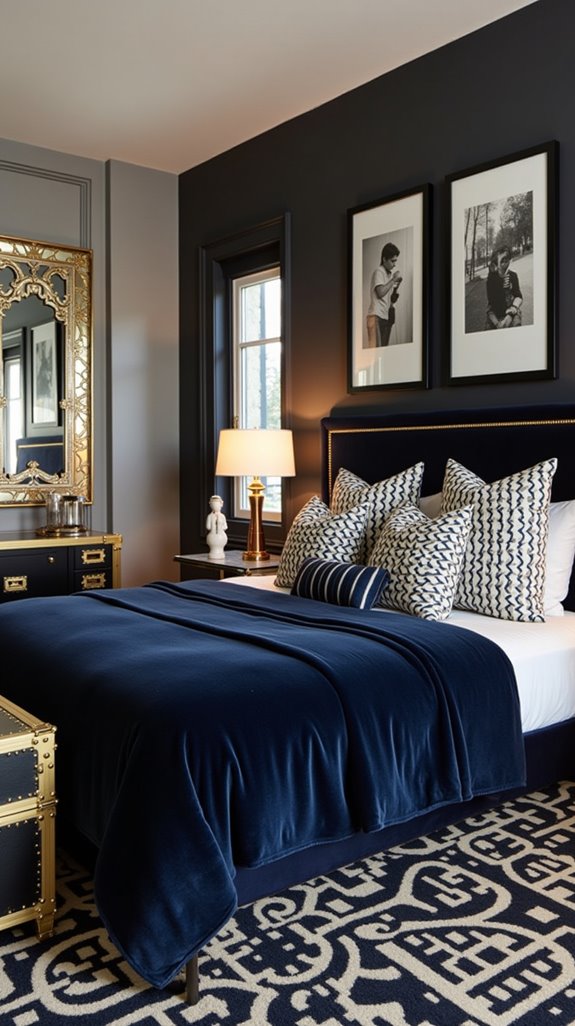 art deco bedroom design