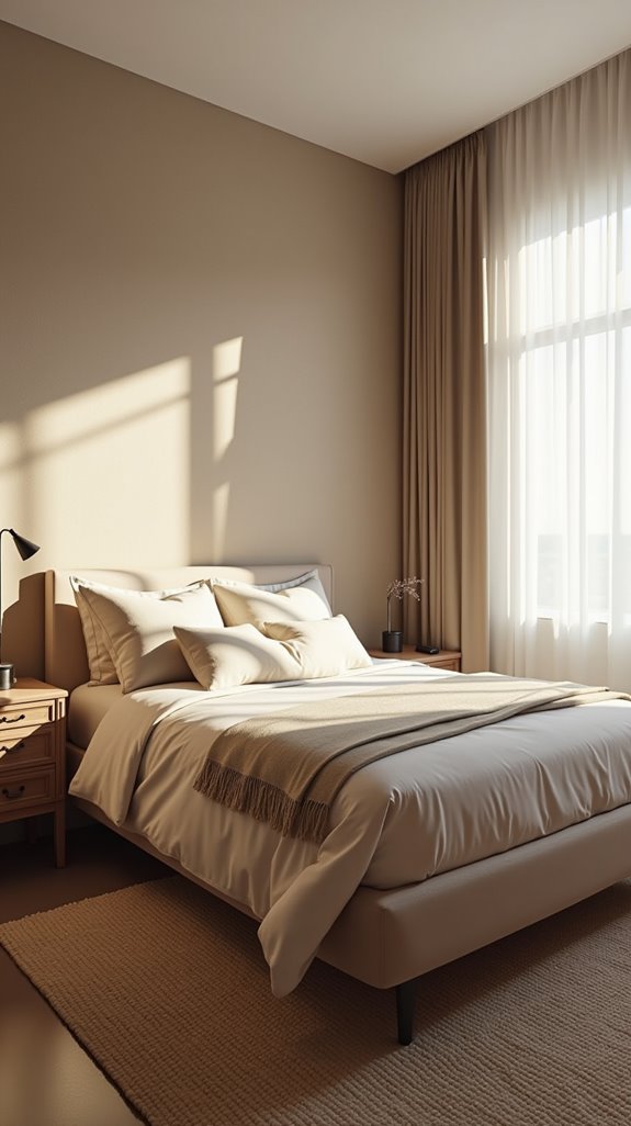 beige enhances small spaces