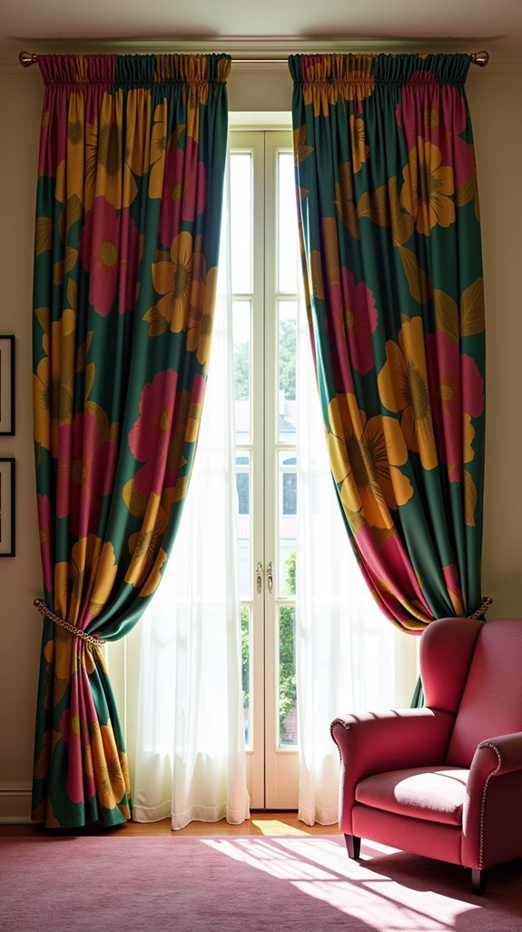 bold drapes transform bedrooms