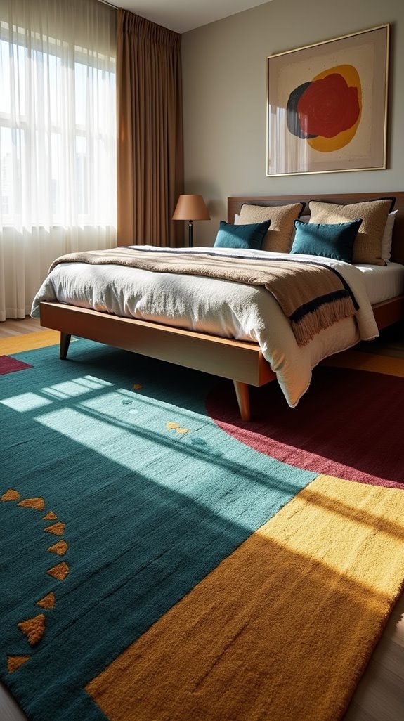 bold patterns enhance bedrooms