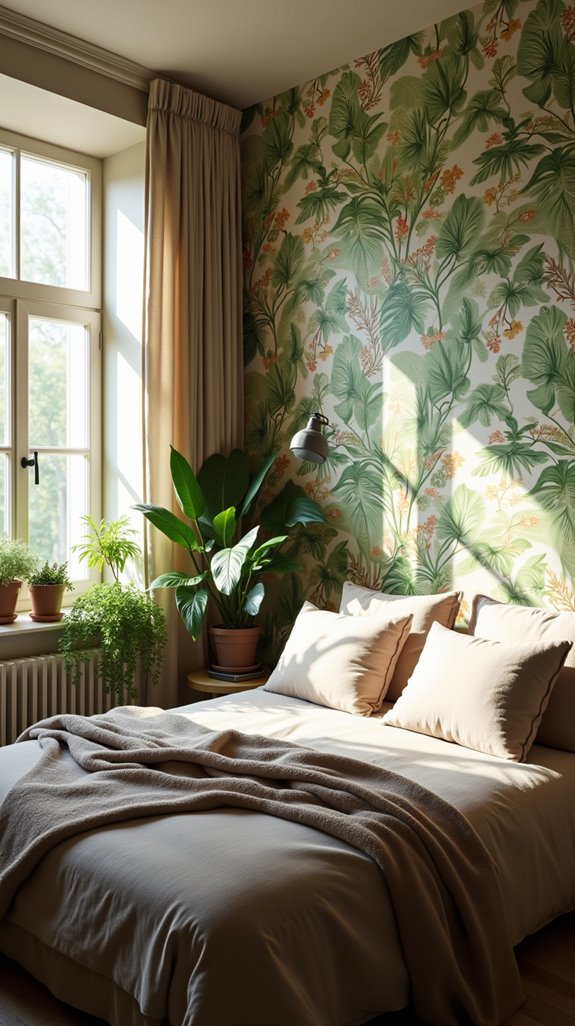 botanical prints enhance tranquility
