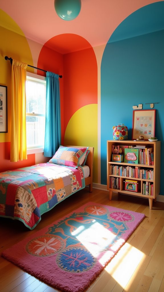 bright colorful inspiration space