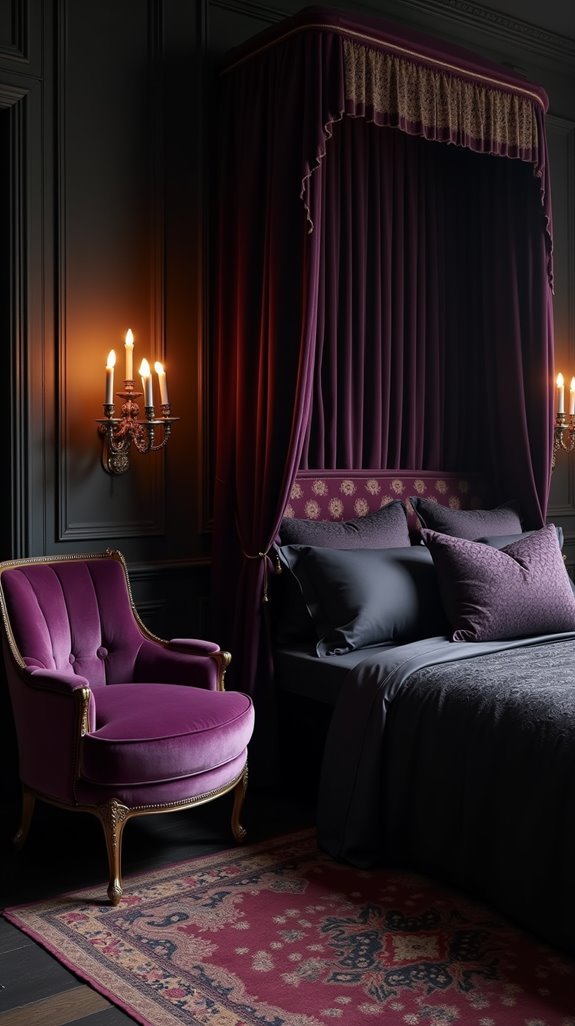 candlelight enhances bedroom ambiance