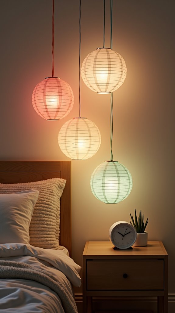 charming paper lantern night light