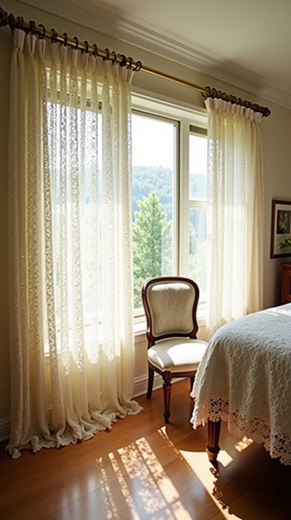 charming vintage lace panels