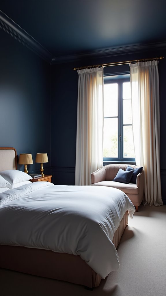 classic navy blue elegance