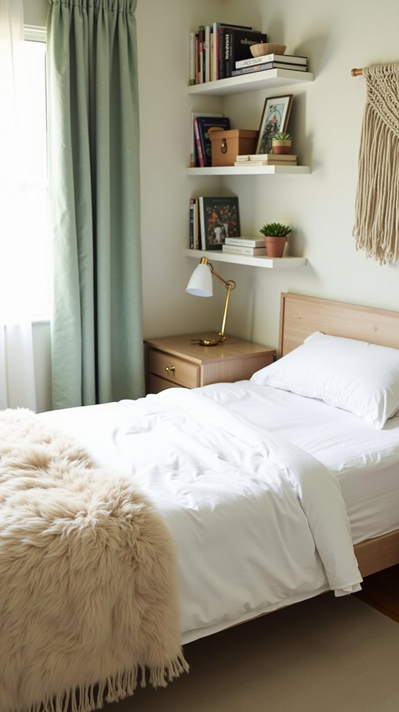 clutter free and organized space