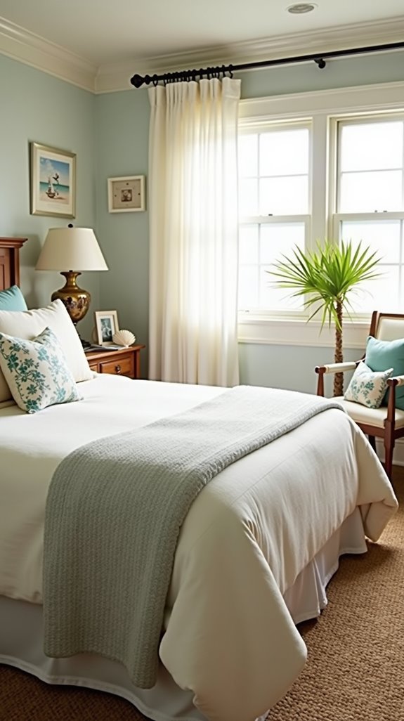 coastal inspired bedroom retreat