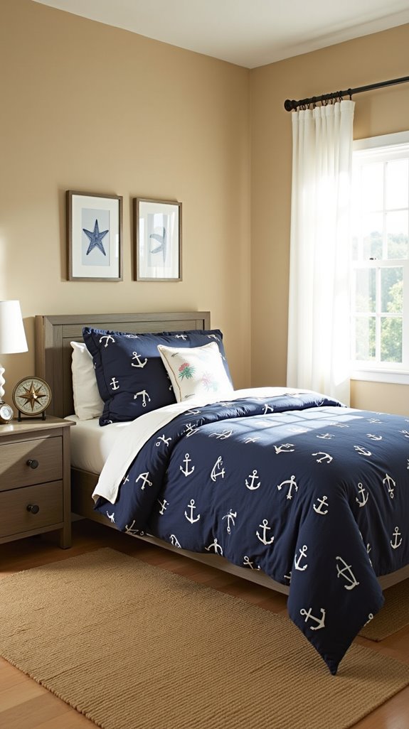coastal retreat bedroom decor