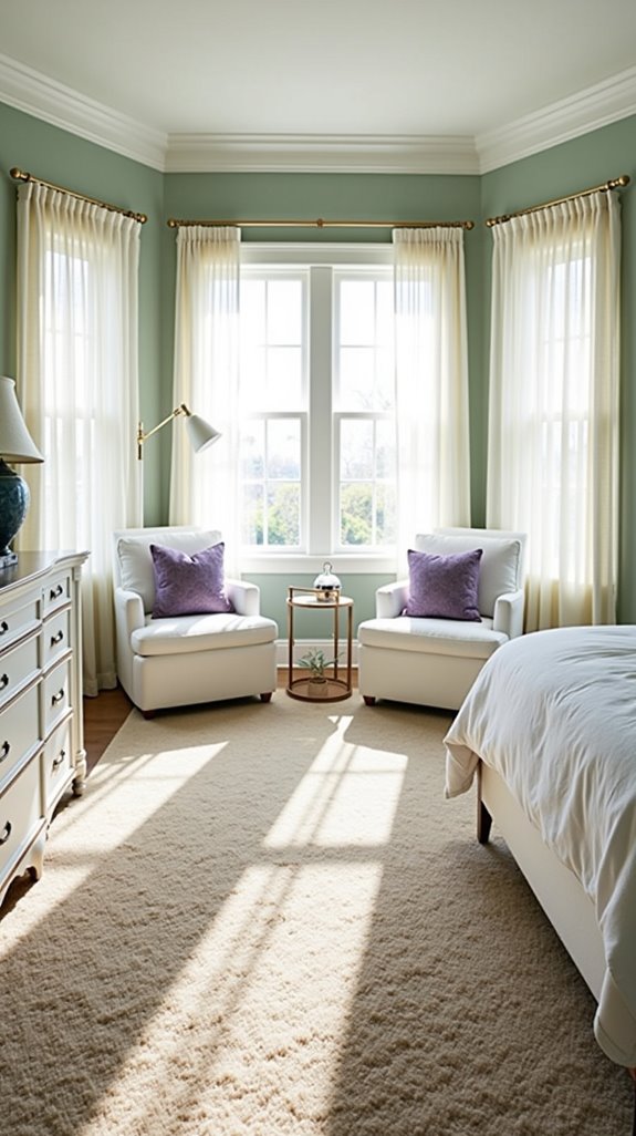 color choices enhance atmosphere