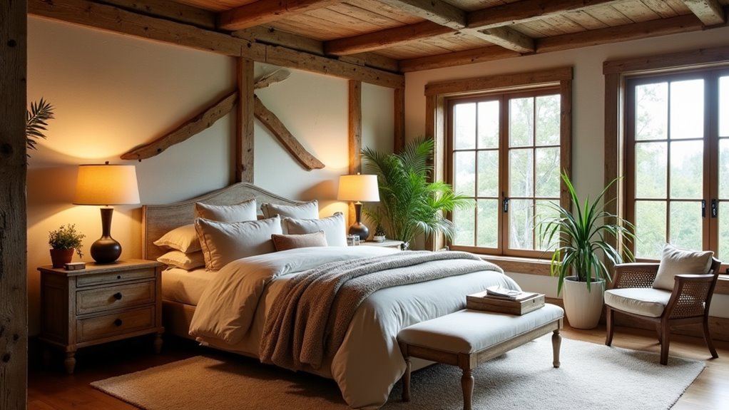 contemporary rustic bedroom designs
