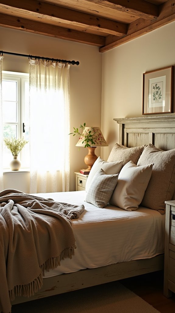 country chic pillow styling advice