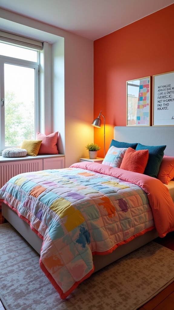 cozy bedding transforms space