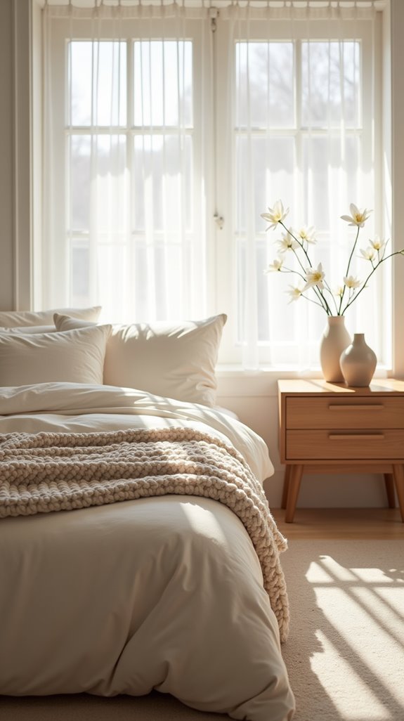 cozy bedroom soft textures