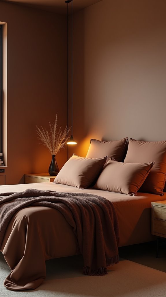 cozy brown bedroom sanctuary