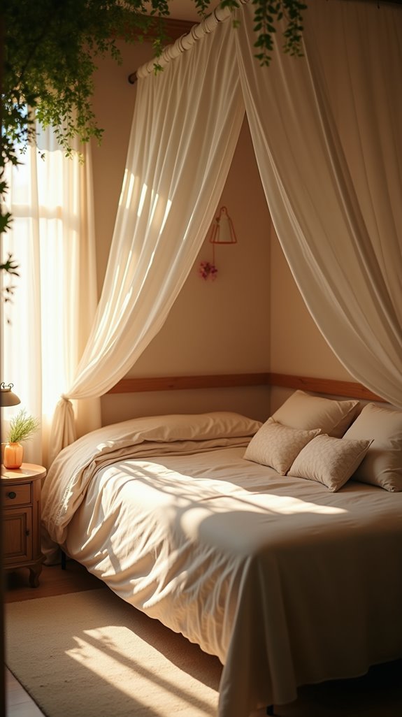 cozy canopy bedroom retreat