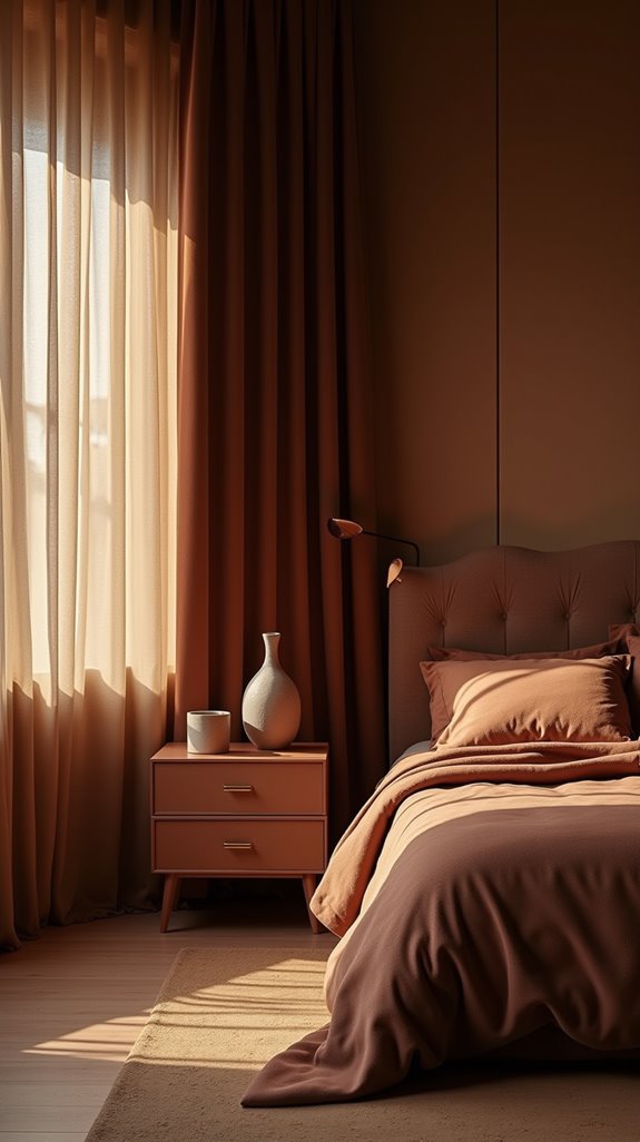 cozy chestnut brown retreat