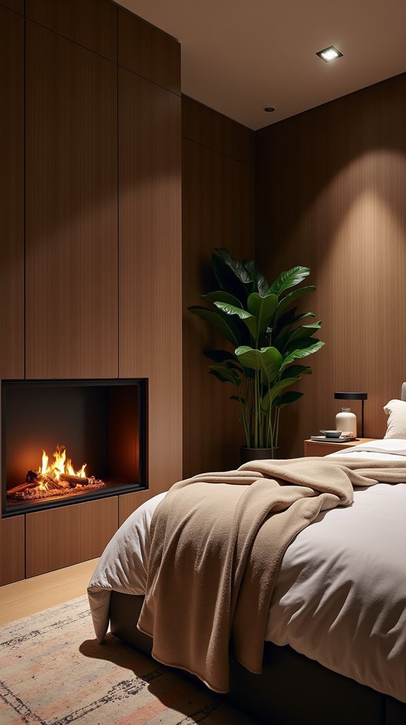 cozy fireplace options available