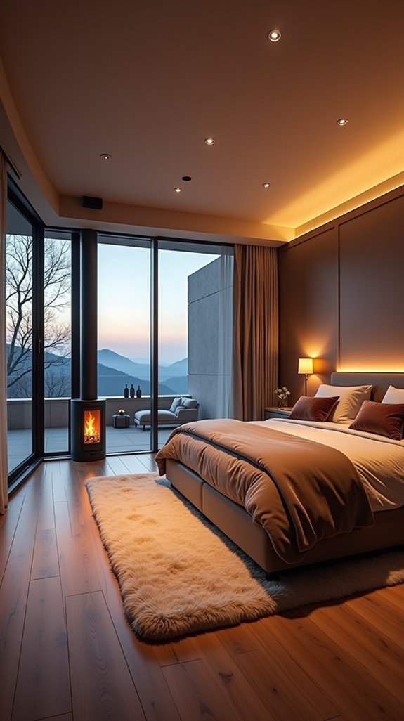 cozy heated floor comfort