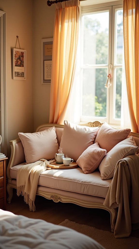 cozy intimate love nook