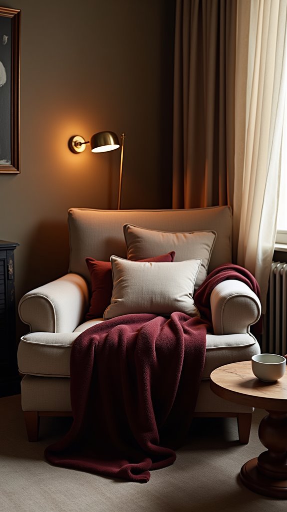 cozy inviting bedroom nook