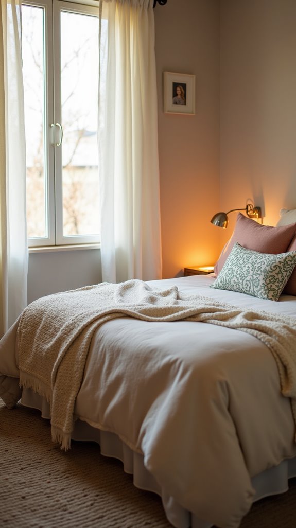 cozy layered textile retreat