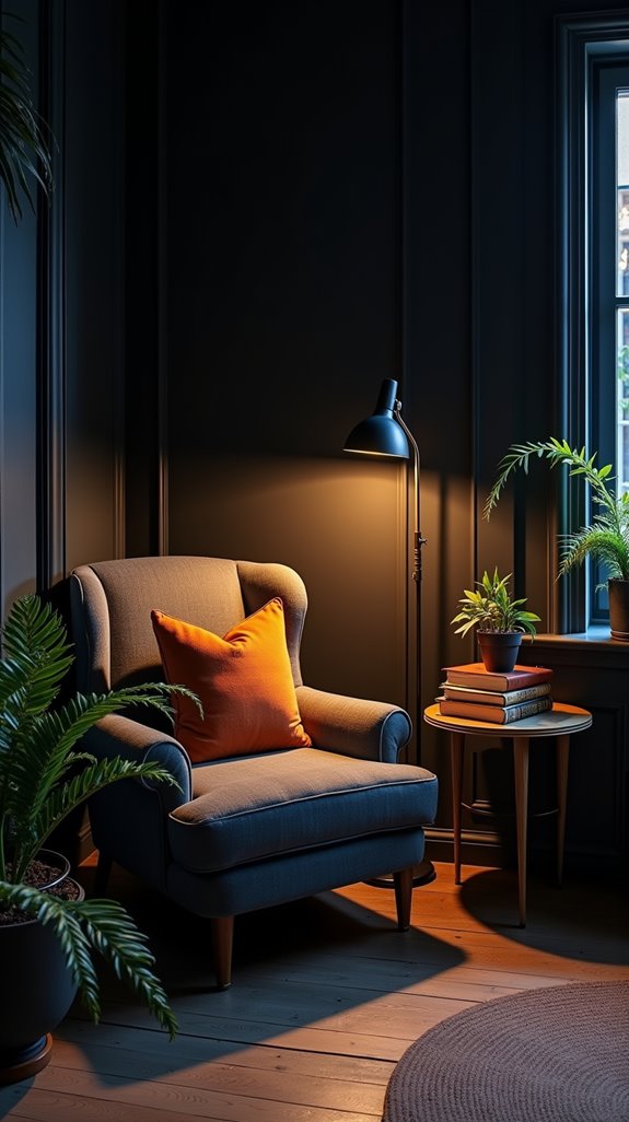 cozy literary escape nook