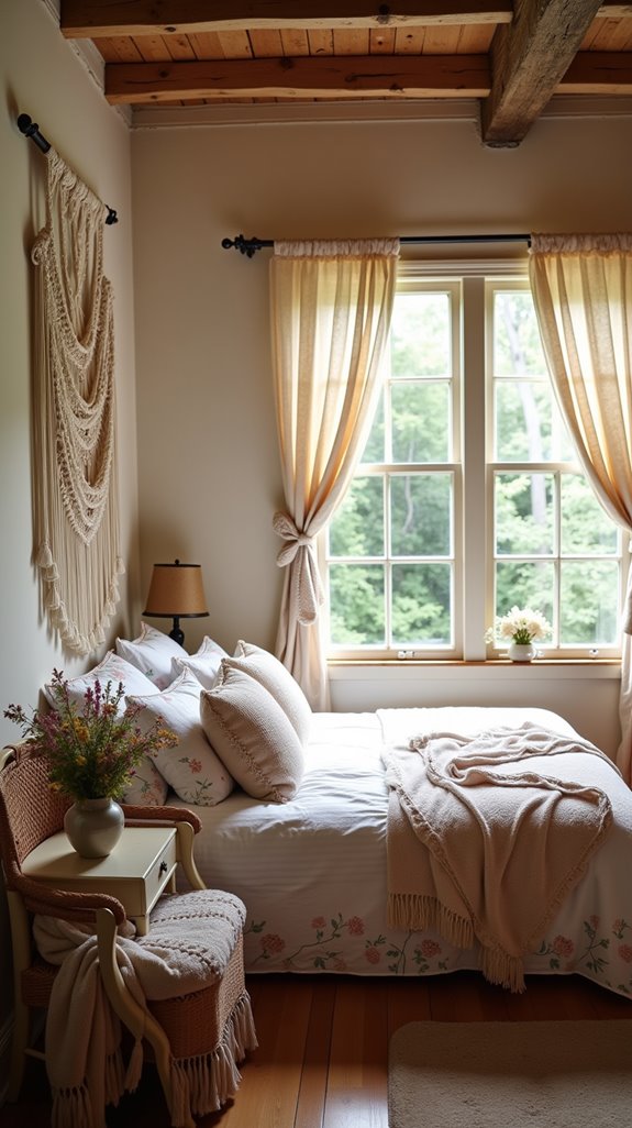 cozy macram wall hangings