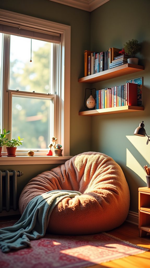 cozy nook for reading