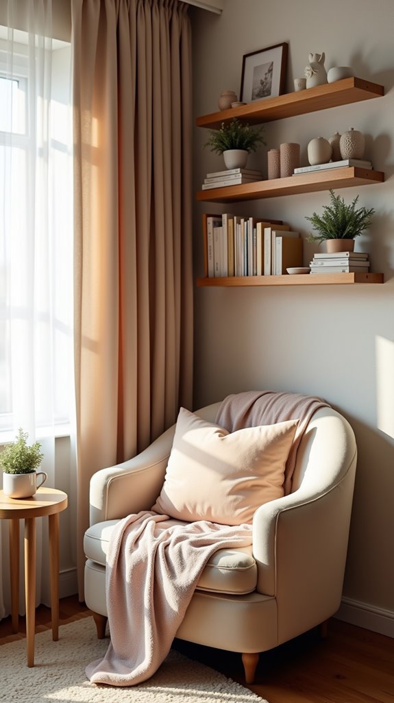 cozy nook with corner furniture