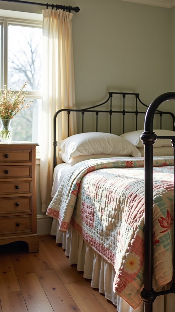 cozy patchwork quilt charm