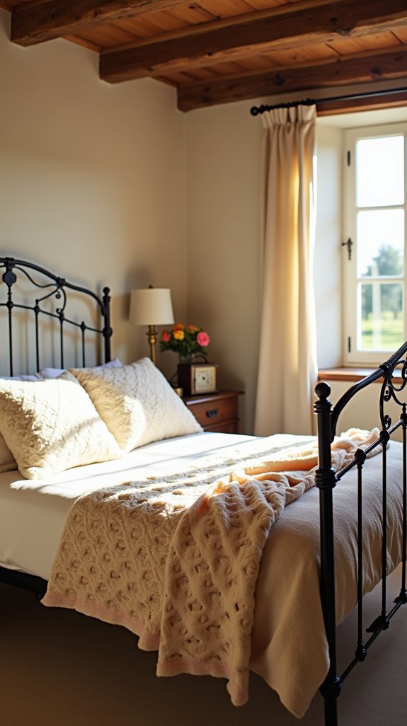 cozy rustic knitted warmth